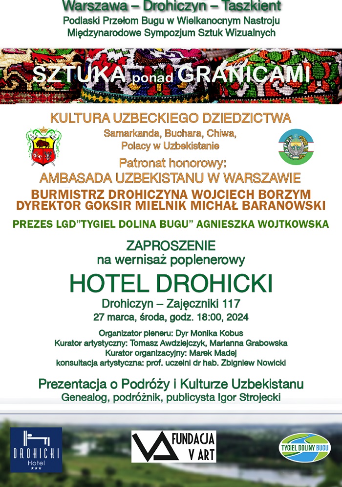 W dniu 27 marca w Hotelu Drohickim odbędzie się uroczyste zakończenie sympozjum sztuk wizualnych "Sztuka ponad Granicami"