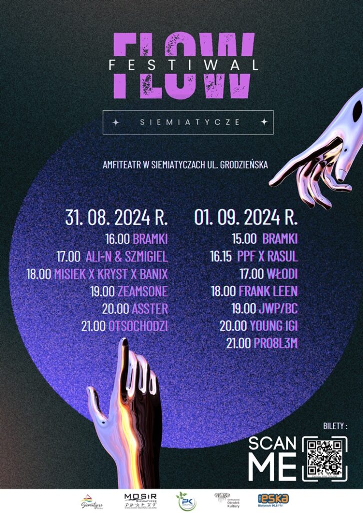 Siemiatycze Flow Festiwal start 31 sierpnia 2024